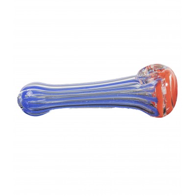 CURILCUE DESIGN GLASS HAND PIPE 5inch 3CT/PK