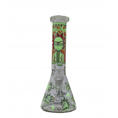 DR. RICK SANCHEZ GLASS BEAKER 10inch TYPE 1 (GLOW IN DARK)