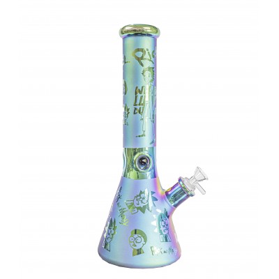 RICK AND MORTY METALLIC MATTE BEAKER 14inch