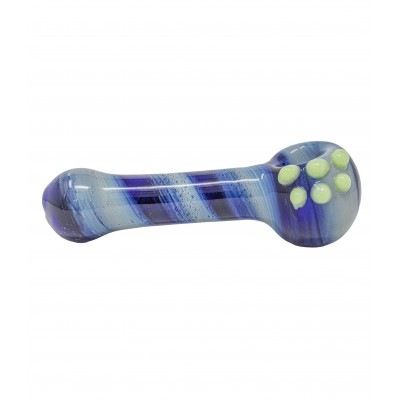 ARTIC SWIRL GLASS HAND PIPE 5inch 1CT