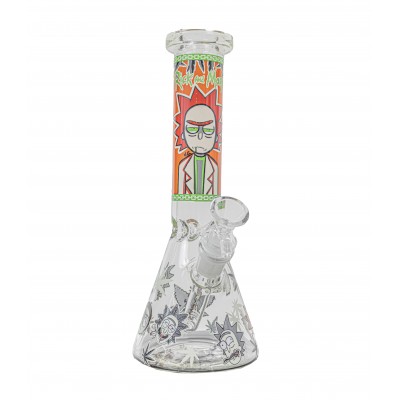 DR. RICK SANCHEZ GLASS BEAKER 10inch TYPE 1 (GLOW IN DARK)