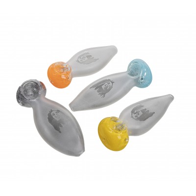 ROB MARLEY LARGE FROSTED HANDLE HAND PIPE 5inch 3CT