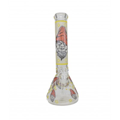 RED HAT GORILLA GLASS BEAKER With ICE CATCHER 14inch