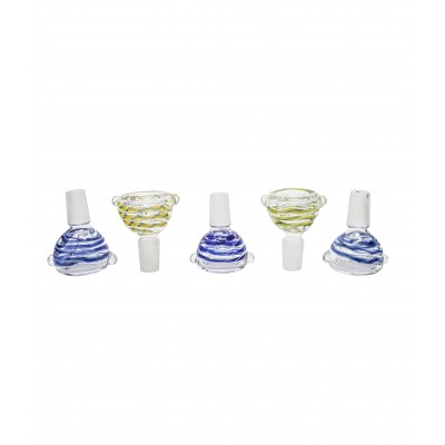 14 MM MALE COLOR BOWL 5CT/PK
