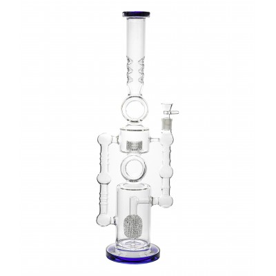 DOUBLE PERCULATOR INCEPTION WATER PIPE 22inch