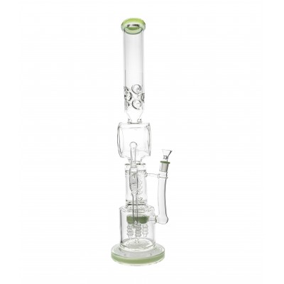 DOUBLE DONUT WATER PIPE With ICE CATCHER 22inch