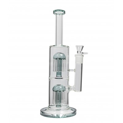 DOUBLE JELLYFISH STRAIGHT WATER PIPE 13inch