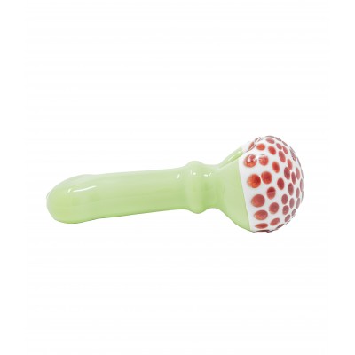 GOLF BALL GLASS HAND PIPE 5inch