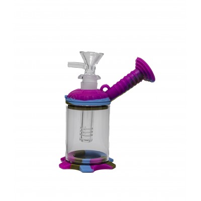 SILICONE HORN WATER PIPE 5inch