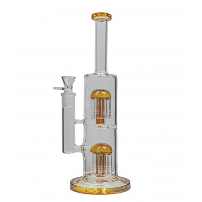 DOUBLE JELLYFISH STRAIGHT WATER PIPE 13inch