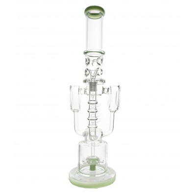 DOUBLE WHEEL SPIRAL PERCULATOR WATER PIPE 19inch
