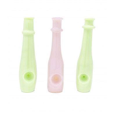 NEON SLIME PADDLE HAND PIPE 5inch 3CT/PK