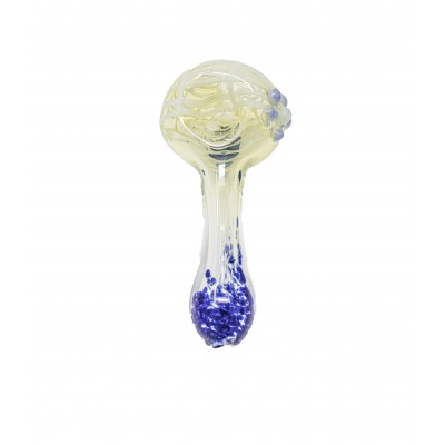 SMALL HEAD FUMED GLASS SUCTION CUP PIPE 5inch 1CT