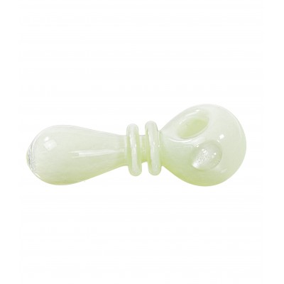 RIBBED NEON TYPE 2 GLASS HAND PIPE 5inch 3CT/PK