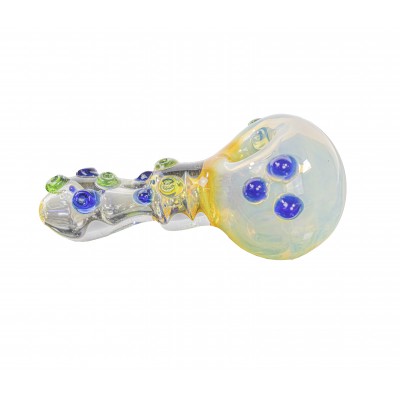 BIG HEAD FUMED GLASS SUCTION CUP PIPE 5inch 1CT