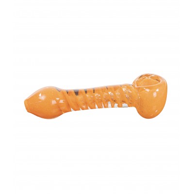 CLEAR BODY TWIST DESIGN HAND PIPE 5inch 5CT/PK