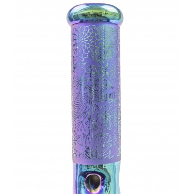 FLORAL DESIGN METTALIC WATER PIPE 13inch