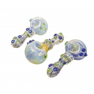 BIG HEAD FUMED GLASS SUCTION CUP PIPE 5inch 1CT