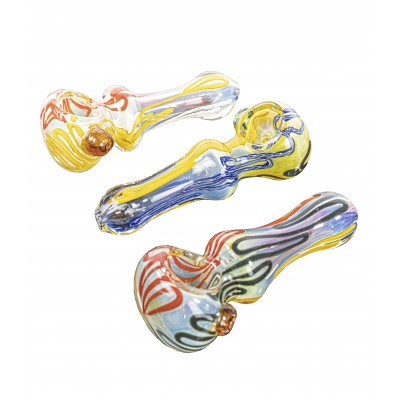 CURVED LINES HAND PIPE 5inch 3CT/PK
