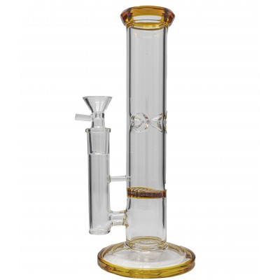 HONEYCOMB CYLINDER WATER PIPE WITH ICE CATCHER 9inch