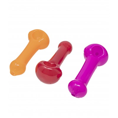 LUMINOUS COLOR HAND PIPE 5inch 3CT/PK