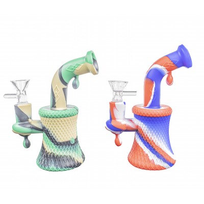 MINI SILICONE BEAKER CAMO DESIGN 5inch