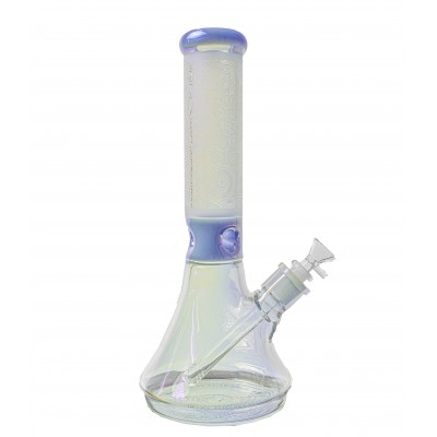 SANDBLASTED GEOMETRIC DESIGN TYPE 3 WATER PIPE 13inch
