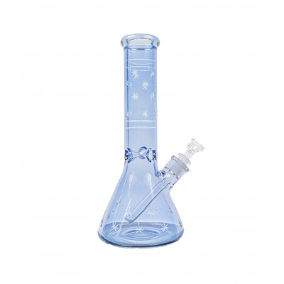 STAR LIGHT GLASS BEAKER 14inch - BLUE