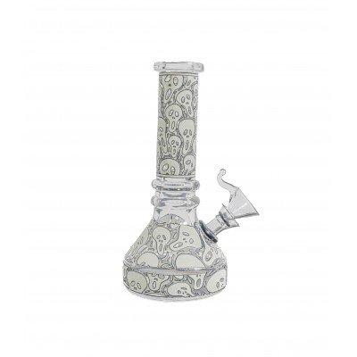 THE SCREAM MINI BEAKER 6inch (GLOW IN DARK)