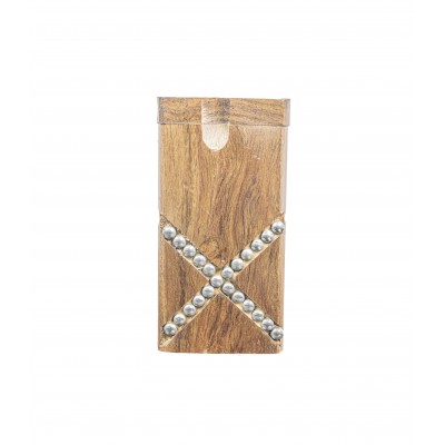 WOODEN ASSORTED DESIGNED DUGOUT 1CT