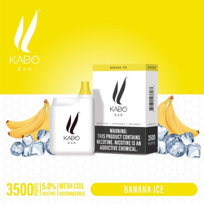 KADO BAR DISPOSABLE 5% 3500 PUFFS 10CT