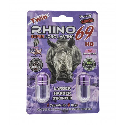 RHINO 69 POWER 2000K - 2PK/24CT