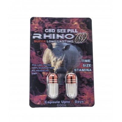 RHINO 69 CBD PILL - 2CT/24PK