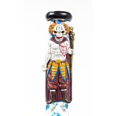 UNDEAD CLOWN WIZARD 3D DESIGN GLASS BEAKER 14inch
