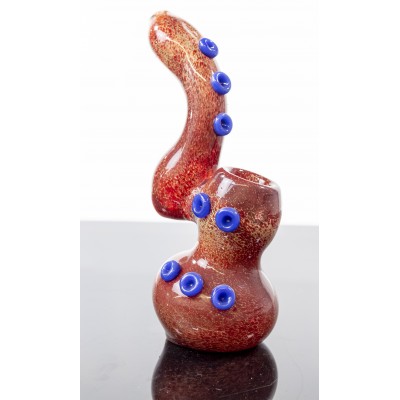 SUCTION GLASS BUBBLER 7inch