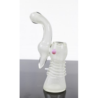GLOW IN THE DARK NARROW BODY BUBBLER 6inch