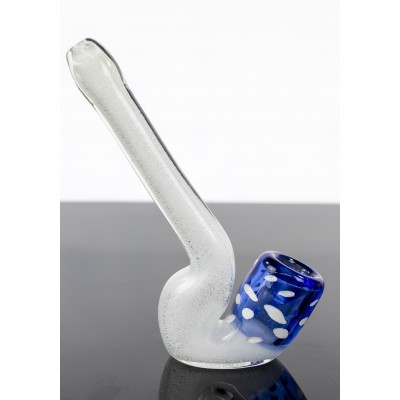 GLOW IN THE DARK PIPE STYLE BUBBLER 5inch