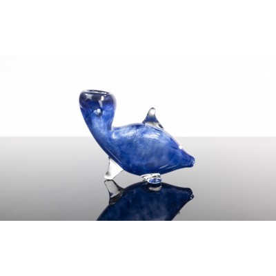 GOLD FISH GLASS HAND PIPE 4inch