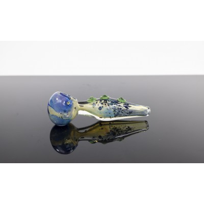 NEBULA WITH THREE MARBLES HAND PIPE 4inch