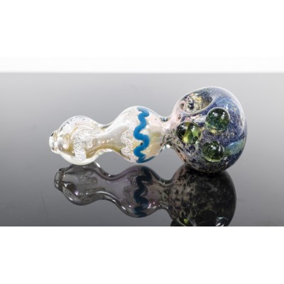 VOILET FLOWER HAND PIPE 4.5inch