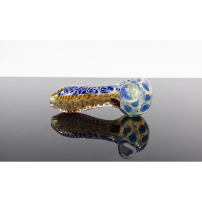 SEA CORAL GLASS HANDPIPE 5inch 3CT/PK