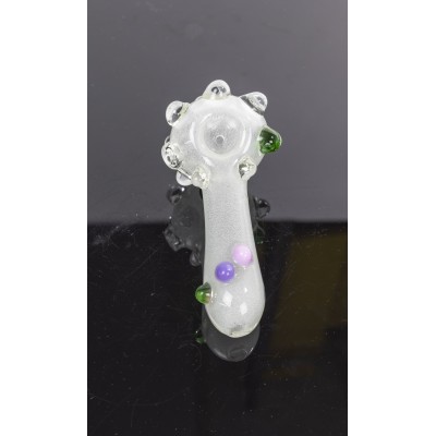 COMPOUND BOWL GLOW IN DARK HAND PIPE 5inch