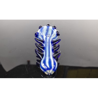 DAEMON HORNS GLASS HAND PIPE 6inch