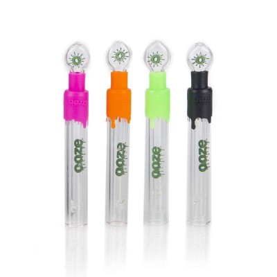 OOZE SLIDER GLASS BLUNT DISPLAY - ASSORTED COLORS - 18CT