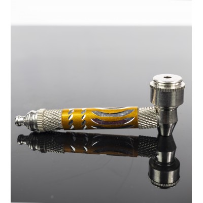 ETCHED METAL BULLET WITH CAP 3.5inch 10CT/PK