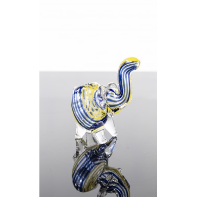 FRIT ELEPHANT HAND PIPE 4inch 3CT/PK