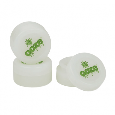 OOZE SILICONE CONTAINERS - 5ML- GLOW IN THE DARK-75 CT