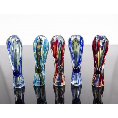 RIPPLE LINES ONE HITTER WITH DOT 5CT/PK