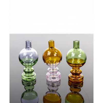 TWO COLORED CARB CAP 3CT/PK