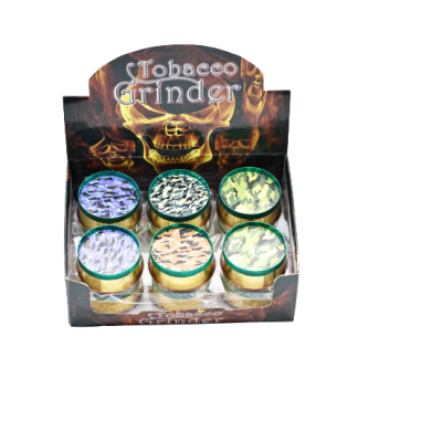 GRINDER 3 PART 50MM CAMO GOLD (ACE-83) - 12CT/DISPLAY